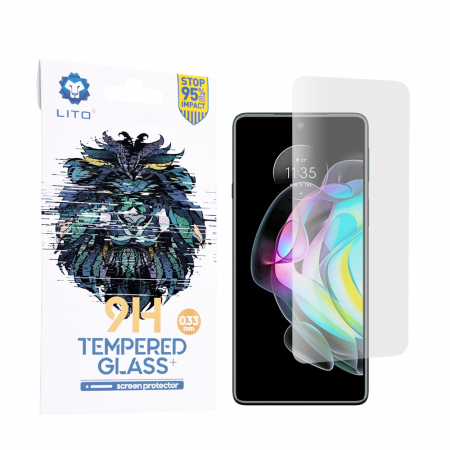 Motorola Edge 20 Pro - Folie sticla Motorola Edge 20 / Edge 20 Pro, Lito Tempered Glass, Transparenta