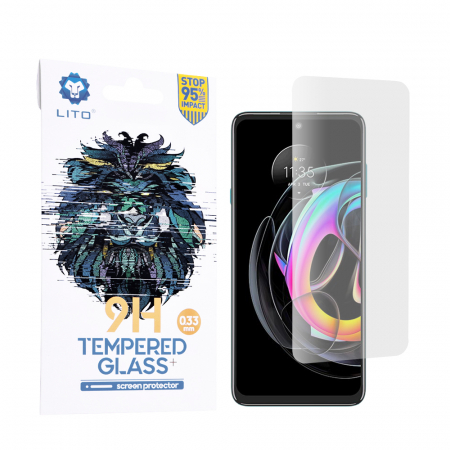 Motorola Edge 20 Lite - Folie sticla Motorola Edge 20 Lite, Lito Tempered Glass, Transparenta