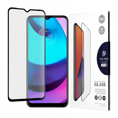 Motorola Moto E20 - Folie sticla Motorola Moto E20, Dux Ducis Tempered Glass, Negru