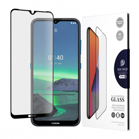 Nokia - Folie sticla Nokia 1.4, Dux Ducis Tempered Glass, Negru