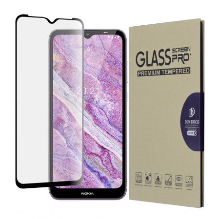 Nokia - Folie sticla Nokia C10 / C20, Dux Ducis Tempered Glass, Negru
