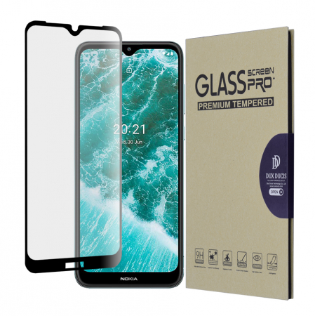 Nokia - Folie sticla Nokia C30, Dux Ducis Tempered Glass, Negru