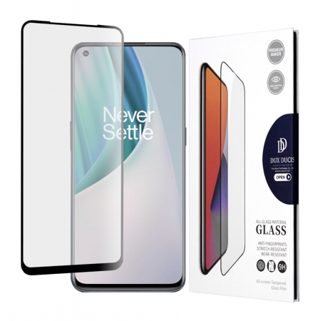 OnePlus Nord N10 5G - Folie sticla OnePlus Nord N10 5G, Dux Ducis Tempered Glass, Negru