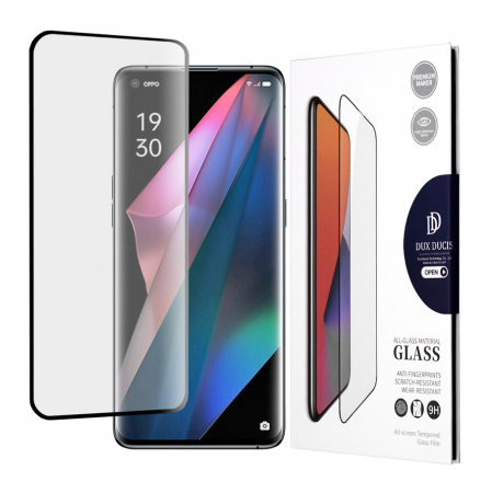 Oppo Find X3 / X3 Pro - Folie sticla OPPO Find X3 / X3 Pro, Dux Ducis Tempered Glass, Negru