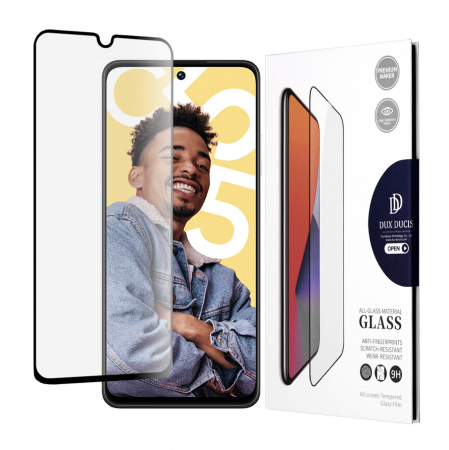 Realme C55 - Folie sticla Realme C55, Dux Ducis Tempered Glass, Negru