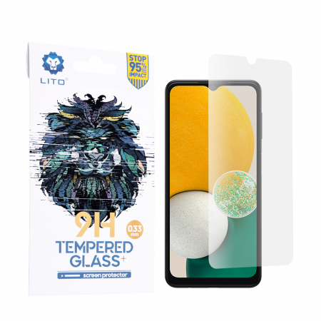 Galaxy A13 5G - Folie sticla Samsung Galaxy A13 5G, Lito Tempered Glass, Transparenta