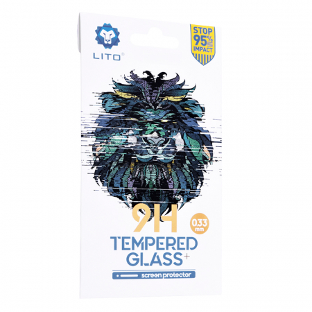 Folie sticla Samsung Galaxy A14 4G / A14 5G, Lito Tempered Glass, Transparenta [2]