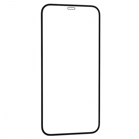 Folie sticla securizata iPhone 12 / 12 Pro, Mocolo 3D Full Glue, Negru [2]