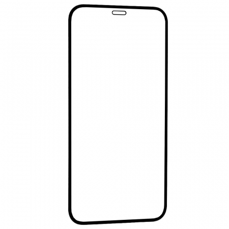 Folie sticla securizata iPhone 12 Mini, Mocolo 3D Full Glue, Negru [2]