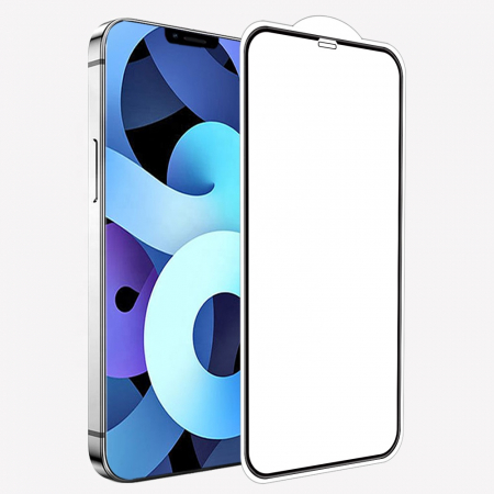 Folie sticla securizata iPhone 12 Pro Max, Mocolo 3D Full Glue, Negru [3]