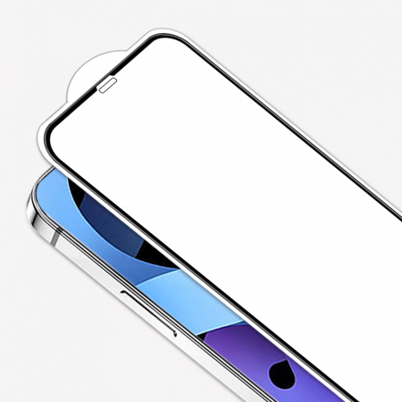 Folie sticla securizata iPhone 12 Pro Max, Mocolo 3D Full Glue, Negru [4]