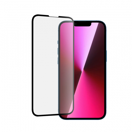 iPhone 13 Pro - Folie sticla securizata iPhone 13 / 13 Pro, Mocolo 3D Full Glue, Negru