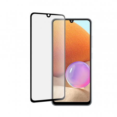 Galaxy A32 4G - Folie sticla securizata Samsung Galaxy A32, Mocolo 3D Full Glue, Negru