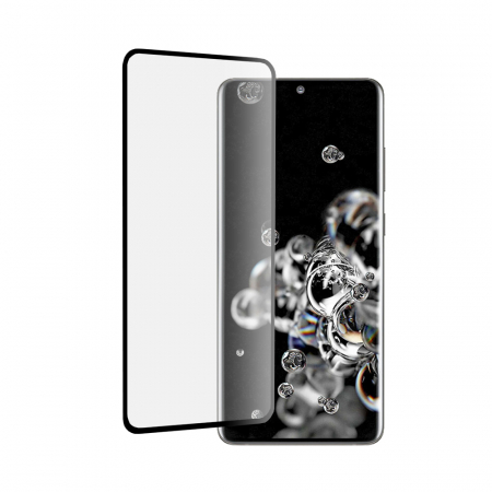 Galaxy S20 Ultra - Folie sticla securizata Samsung Galaxy S20 Ultra, Mocolo 3D Full Glue, Negru
