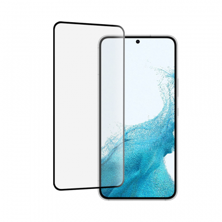 Galaxy S22 - Folie sticla securizata Samsung Galaxy S22, Mocolo 3D Full Glue, Negru