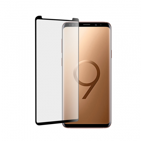 Galaxy S9 - Folie sticla securizata Samsung Galaxy S9, Mocolo 3D Full Glue, Negru