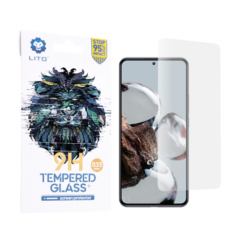 Xiaomi 12T - Folie sticla Xiaomi 12T, Lito Tempered Glass, Transparenta