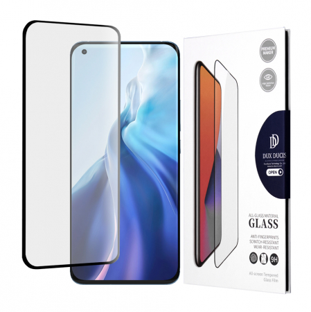Xiaomi Mi 11 - Folie sticla Xiaomi Mi 11, Ducis Tempered Glass, Negru