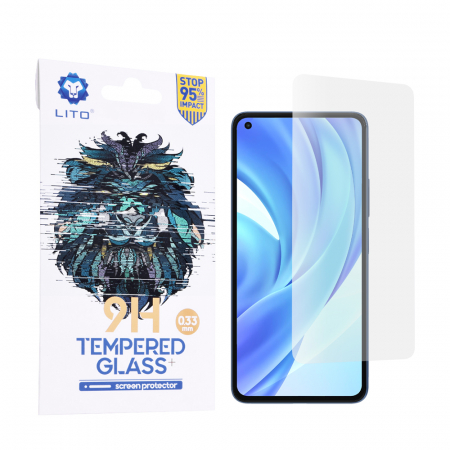 Xiaomi Mi 11 Lite - Folie sticla Xiaomi Mi 11 Lite, Lito Tempered Glass, Transparenta