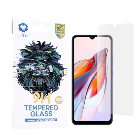 Xiaomi - Folie sticla Xiaomi Redmi 12C, Lito Tempered Glass, Transparenta