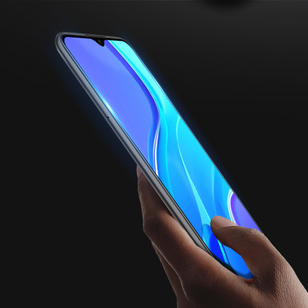 Folie sticla Xiaomi Redmi 9, Ducis Tempered Glass, Negru [4]