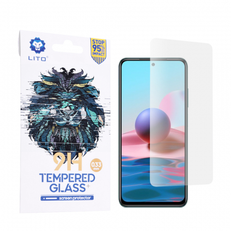Xiaomi Redmi Note 10 / 10S - Folie sticla Xiaomi Redmi Note 10 / Note 10S, Lito Tempered Glass, Transparenta