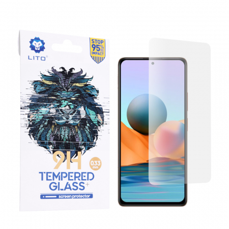 Xiaomi - Folie sticla Xiaomi Redmi Note 10 Pro, Lito Tempered Glass, Transparenta