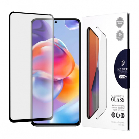 Xiaomi Redmi Note 11 Pro+ 5G - Folie sticla Xiaomi Redmi Note 11 Pro+ 5G, Dux Ducis Tempered Glass, Negru