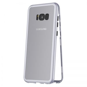 Husa 360 Magnetic Case pentru Samsung Galaxy S8 Plus, Silver [0]