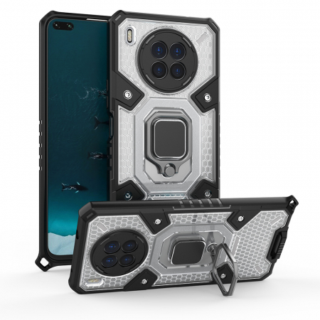 Husa antisoc Huawei Nova 8i, Honeycomb Armor, Negru [5]
