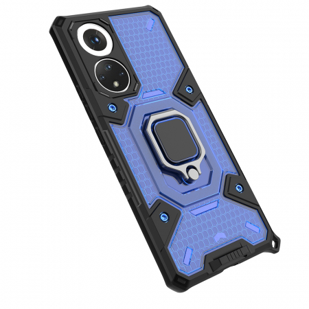 Husa antisoc Huawei Nova 9 / Honor 50, Honeycomb Armor, Blue [1]