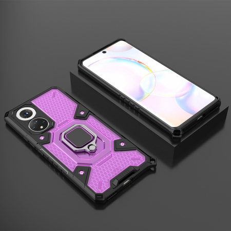 Husa antisoc Huawei Nova 9 / Honor 50, Honeycomb Armor, Rose Violet [3]