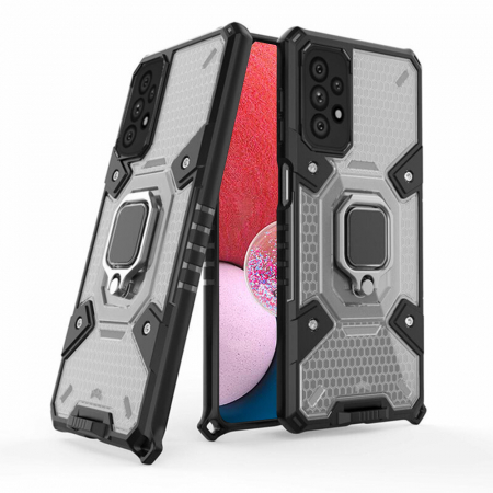 Galaxy A13 4G - Husa antisoc Samsung Galaxy A13 4G, Honeycomb Armor, Negru
