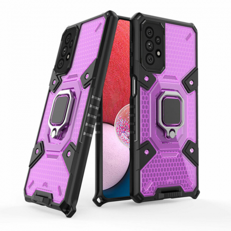 Galaxy A13 4G - Husa antisoc Samsung Galaxy A13 4G, Honeycomb Armor, Rose-Violet