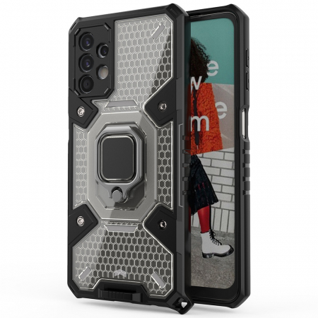 Galaxy A32 5G - Husa antisoc Samsung Galaxy A32 5G, Honeycomb Armor, Negru