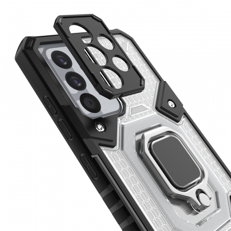 Husa antisoc Samsung Galaxy A52 5G, Honeycomb Armor, Rose Violet [5]