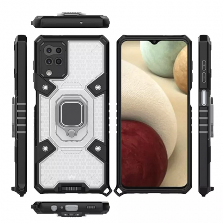 Husa antisoc Samsung Galaxy M12, Honeycomb Armor, Negru [1]