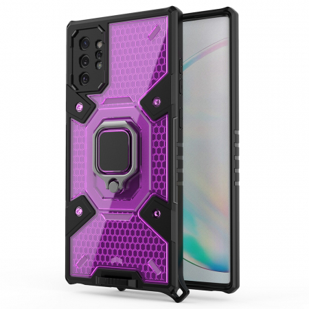 Galaxy Note 10 Plus - Husa antisoc Samsung Galaxy Note 10 Plus, Honeycomb Armor, Rose Violet