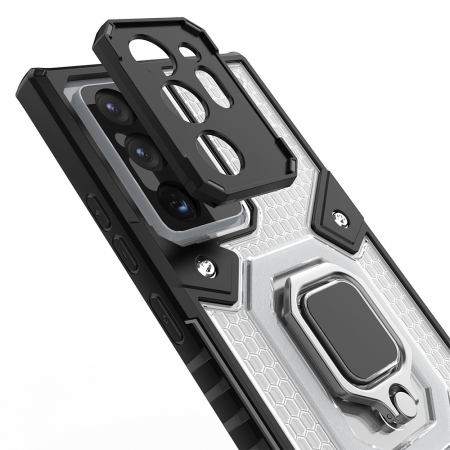 Husa antisoc Samsung Galaxy Note 20 Ultra, Honeycomb Armor, Albastru [5]