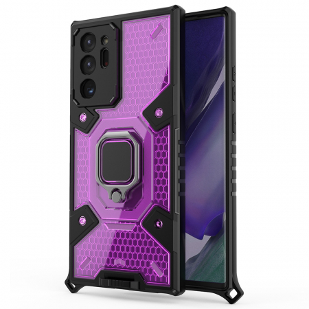 Galaxy Note 20 Ultra - Husa antisoc Samsung Galaxy Note 20 Ultra, Honeycomb Armor, Rose Violet