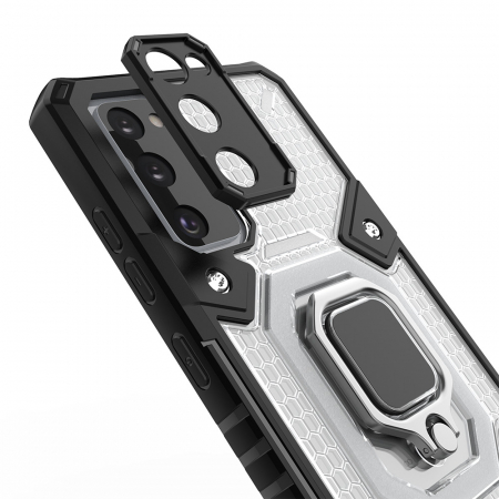 Husa antisoc Samsung Galaxy S20 FE, Honeycomb Armor, Negru [5]
