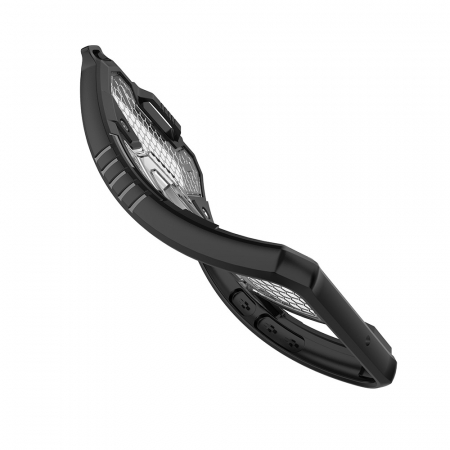 Husa antisoc Samsung Galaxy S22, Honeycomb Armor, Negru [5]