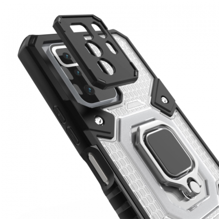 Husa antisoc Xiaomi Poco M3 Pro, Honeycomb Armor, Negru [1]