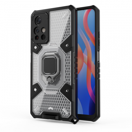 Husa antisoc Xiaomi Poco M4 Pro 5G, Honeycomb Armor, Negru [3]