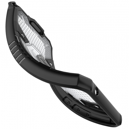 Husa antisoc Xiaomi Redmi 9A, Honeycomb Armor, Negru [3]