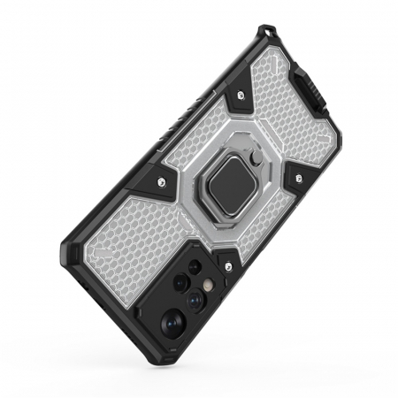 Husa antisoc Xiaomi Redmi Note 11 Pro+ 5G, Honeycomb Armor, Negru [4]
