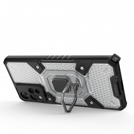 Husa antisoc Xiaomi Redmi Note 11 Pro+ 5G, Honeycomb Armor, Negru [3]