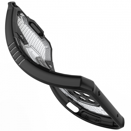 Husa antisoc Xiaomi Redmi Note 9S / Note 9 Pro, Honeycomb Armor, Negru [3]