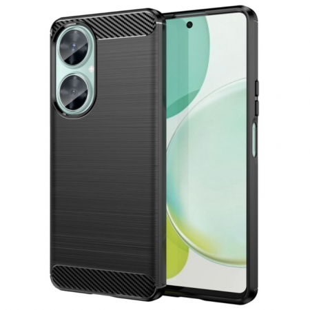 Huawei - Husa Carbon Silicone pentru Huawei Nova 11i, Negru