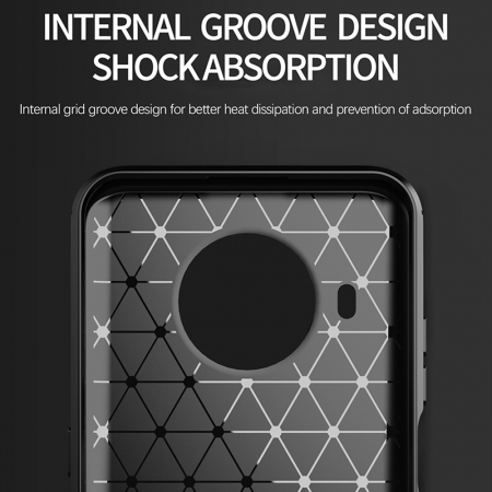 Husa Carbon Silicone pentru Nokia X10 / X20, Negru [2]